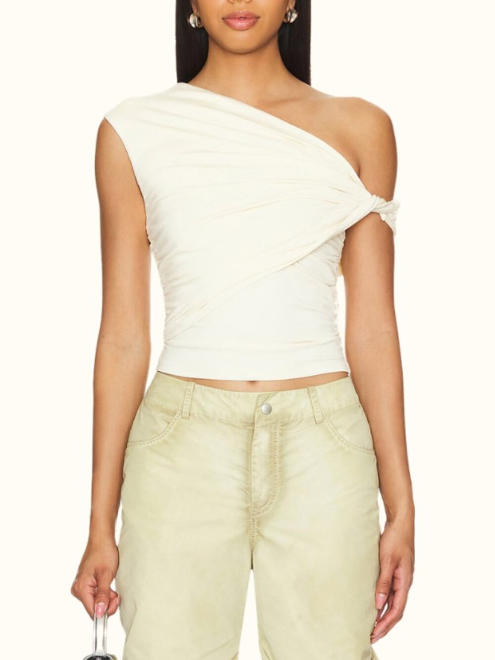 Superdown One Shoulder Twist TOp